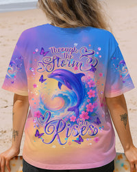 THROUGH THE STORM DOLPHIN ALL OVER PRINT  - TLNT3005251