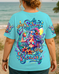 A LITTLE SALTY A LITTLE BEACHY MERMAID ALL OVER PRINT - YHDU0805253
