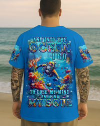 AND INTO THE OCEAN I GO SCUBA DIVING ALL OVER PRINT - YHHN1607252
