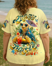 CRAZY TURTLE LADY ALL OVER PRINT - YHDU0907253