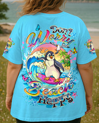 DON'T WORRY BEACH HAPPY ALL OVER PRINT - YHDU0707252