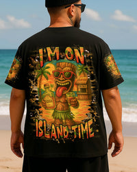 I'M ON ISLAND TIME TIKI ALL OVER PRINT - YHHN0307253