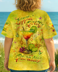 SIPPIN’ PRETTY IN PARADISE ALL OVER PRINT - YHHG2306253