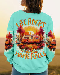 LIFE ROCKS WHEN YOUR HOME ROLLS ALL OVER PRINT - TLNO0710233