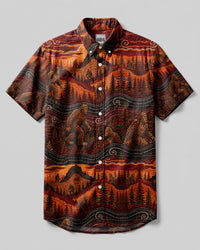 BIGFOOT MOUNTAIN VINTAGE BUTTON-DOWN COLLAR SHIRT  - TLHN0206262