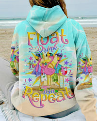 FLOAT DRINK TAN REPEAT FLAMINGO ALL OVER PRINT - TLNO2702244