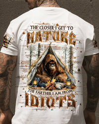 THE CLOSER I GET TO NATURE BIGFOOT ALL OVER PRINT - TLPQ0108241
