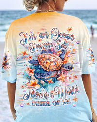 I'M AN OCEAN I'M THE SEA TURTLE ALL OVER PRINT - TLPQ1006245