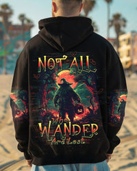 NOT ALL WHO WANDER ARE LOST BIGFOOT HALLOWEEN ALL OVER PRINT - TLPQ1109244