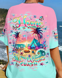 HOME IS WHERE THE WAVES CRASH ALL OVER PRINT - TLPQ1307243