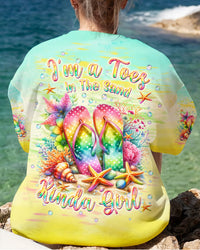 I'M A TOES IN THE SAND KINDA GIRL FLIP FLOPS ALL OVER PRINT - TLPQ1706241
