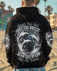 SMELL THE SEA FEEL THE BREEZE DOLPHIN ALL OVER PRINT - TLPQ2510242