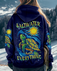 SALTWATER HEALS EVERYTHING TURTLE ALL OVER PRINT - TLPQ2810244