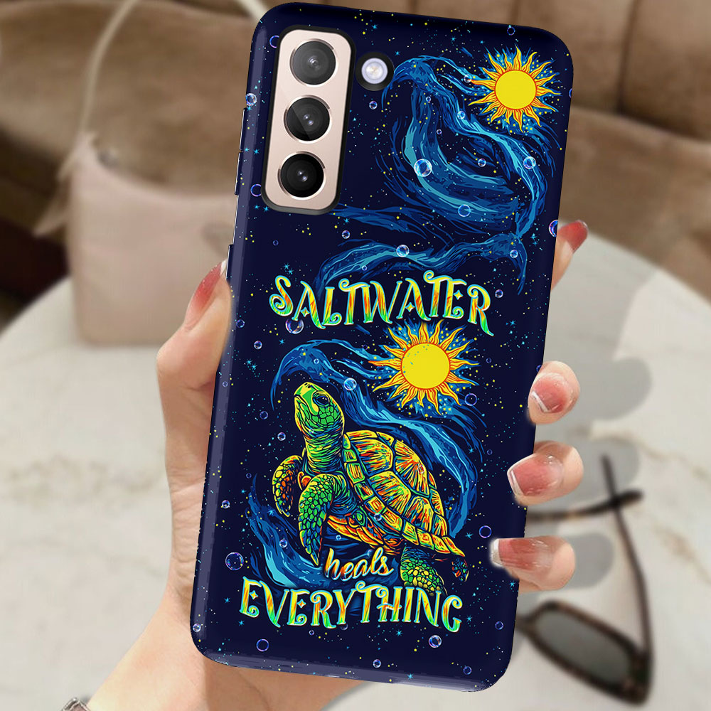 SALTWATER HEALS EVERYTHING TURTLE PHONE CASE  - TLPQ2811244