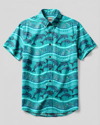 OCEAN HARMONY BUTTON-DOWN COLLAR SHIRT - TYLN0607261