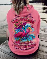 SOMETIMES I JUST WANT TO SIT BY THE OCEAN FLAMINGO ALL OVER PRINT - TYPQ0509253