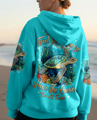 SMELL THE SEA FEEL THE BREEZE TURTLE ALL OVER PRINT - TYPQ1112252