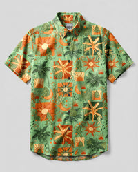 BIGFOOT SUNSET WANDER BUTTON-DOWN COLLAR SHIRT - TYPQ2906263