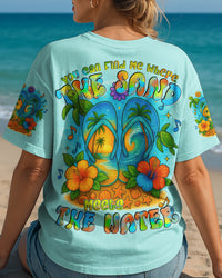 YOU CAN FIND ME WHERE THE SAND MEETS THE WATER FLIP FLOPS ALL OVER PRINT - TYTD1405252