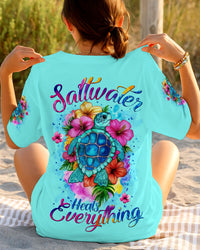 SALTWATER HEALS EVERYTHING TURTLE ALL OVER PRINT - TYTM1205253