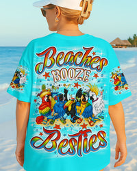 BEACHES BOOZE BESTIES PARROT ALL OVER PRINT - TLNO3007251