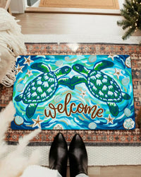 WELCOME SEA TURTLE DOORMAT - YHLT1601262
