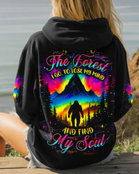AND INTO THE FOREST I GO BIGFOOT ALL OVER PRINT - YHLT1401261