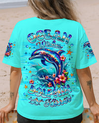 OCEAN WISHES DOLPHIN KISSES ALL OVER PRINT - TLNZ0509251