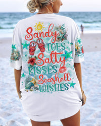 SANDY TOES AND SALTY KISSES ALL OVER PRINT - TLNO2507235