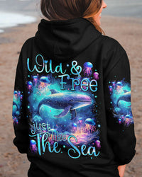 WILD AND FREE JUST LIKE THE SEA WHALE ALL OVER PRINT - TYTM2809231