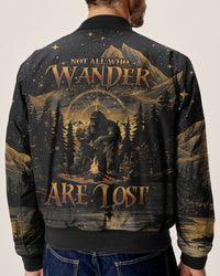 NOT ALL WHO WANDER ARE LOST BIGFOOT COMPASS BOMBER JACKET  - TLNO2410242