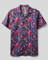 PINK OCTOPUS CAMP SHIRT - TLNO3103253