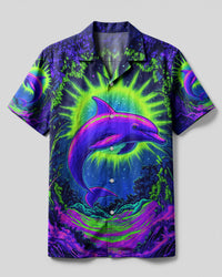 DOLPHIN JUMPING CAMP SHIRT - TLNT1404251