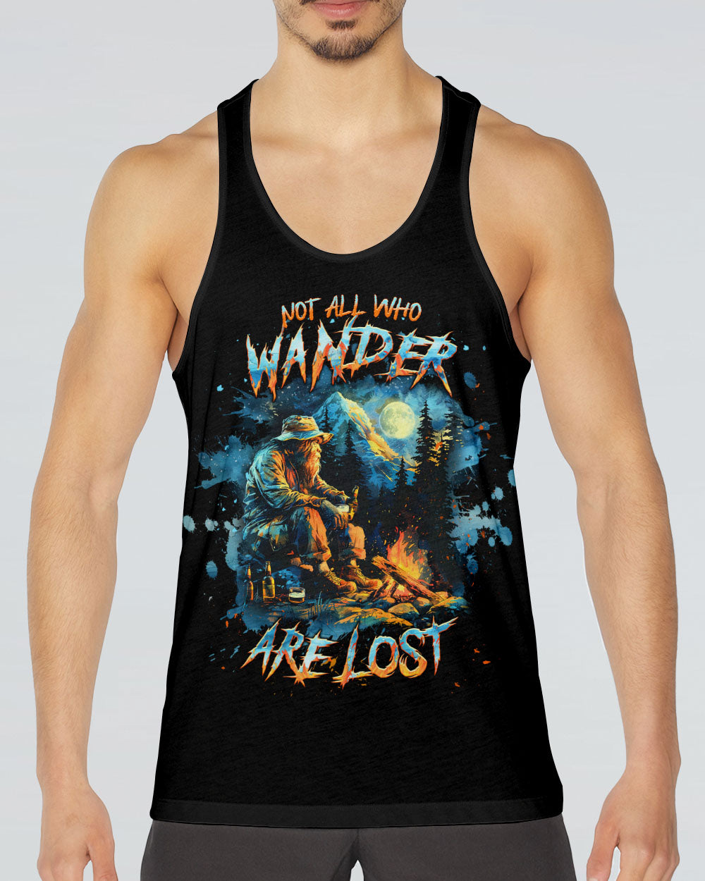 NOT ALL WHO WANDER ARE LOST BIGFOOT ALL OVER PRINT - TLNT1910241