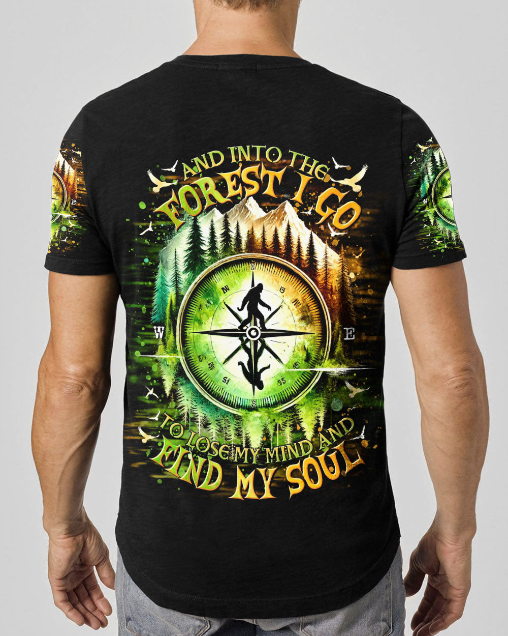 AND INTO THE FOREST I GO BIGFOOT ALL OVER PRINT - TLTR1001252