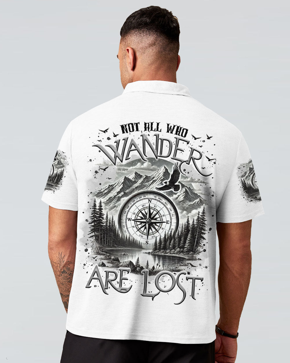 NOT ALL WHO WANDER ARE LOST COMPASS ALL OVER PRINT - TLTR2310242