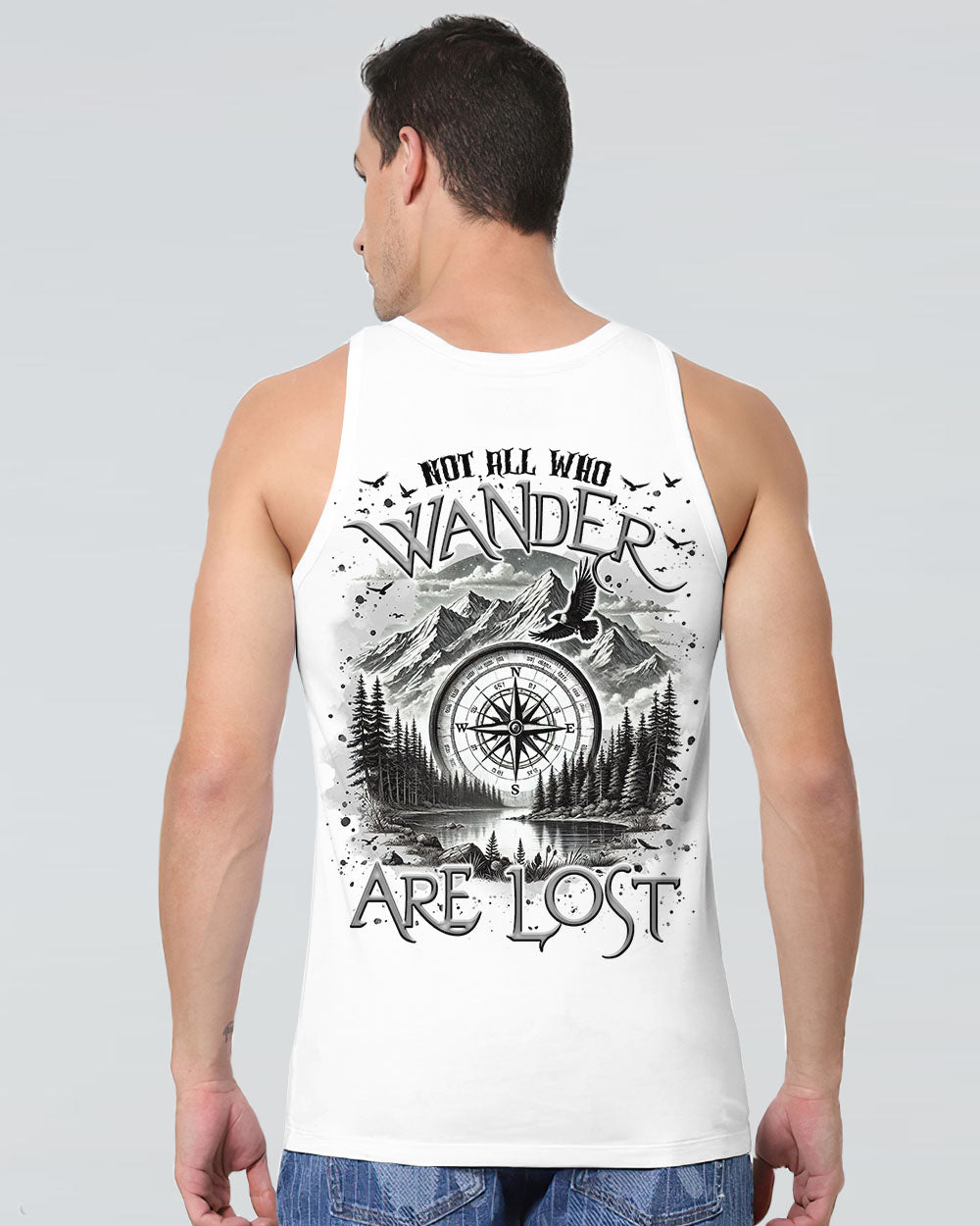 NOT ALL WHO WANDER ARE LOST COMPASS ALL OVER PRINT - TLTR2310242