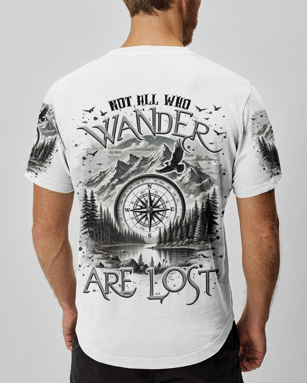 NOT ALL WHO WANDER ARE LOST COMPASS ALL OVER PRINT - TLTR2310242