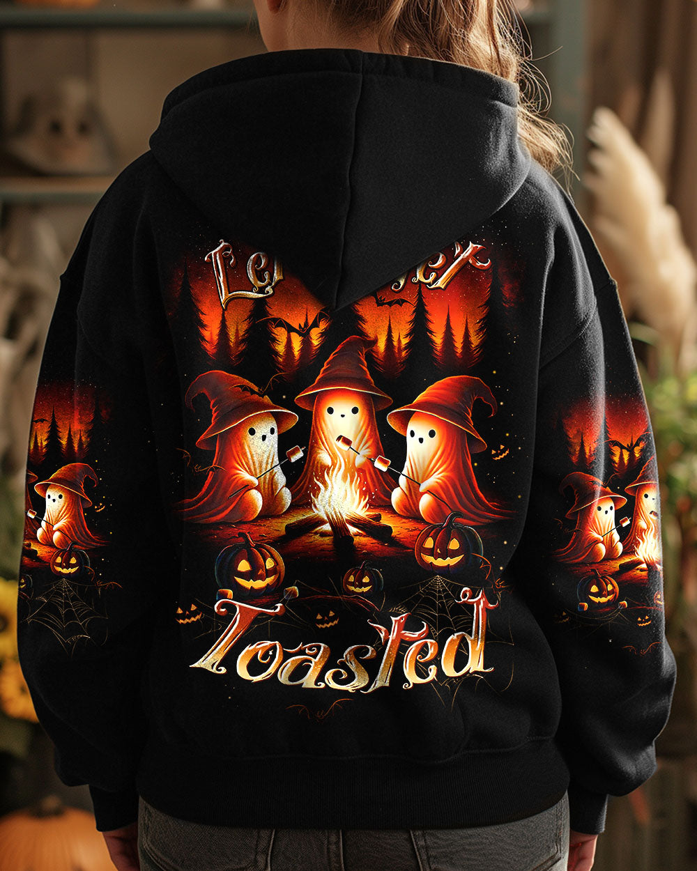 LET'S GET TOASTED BOOS HALLOWEEN ALL OVER PRINT - TLTW1209243