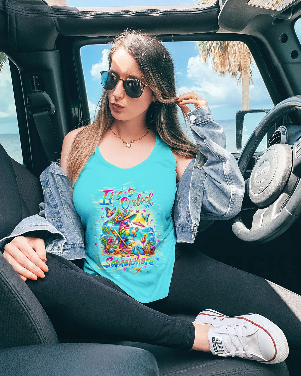 IT'S 5 O'CLOCK SOMEWHERE PARROT ALL OVER PRINT - TLTW2305245