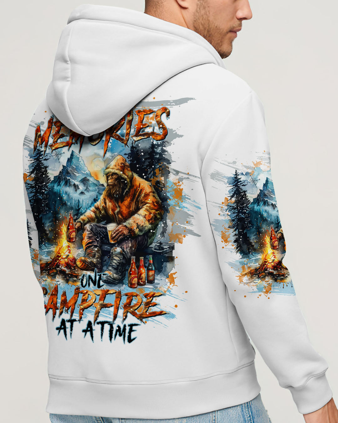 MAKING MEMORIES ONE CAMPFIRE AT A TIME BIGFOOT  ALL OVER PRINT - TLTW2910244