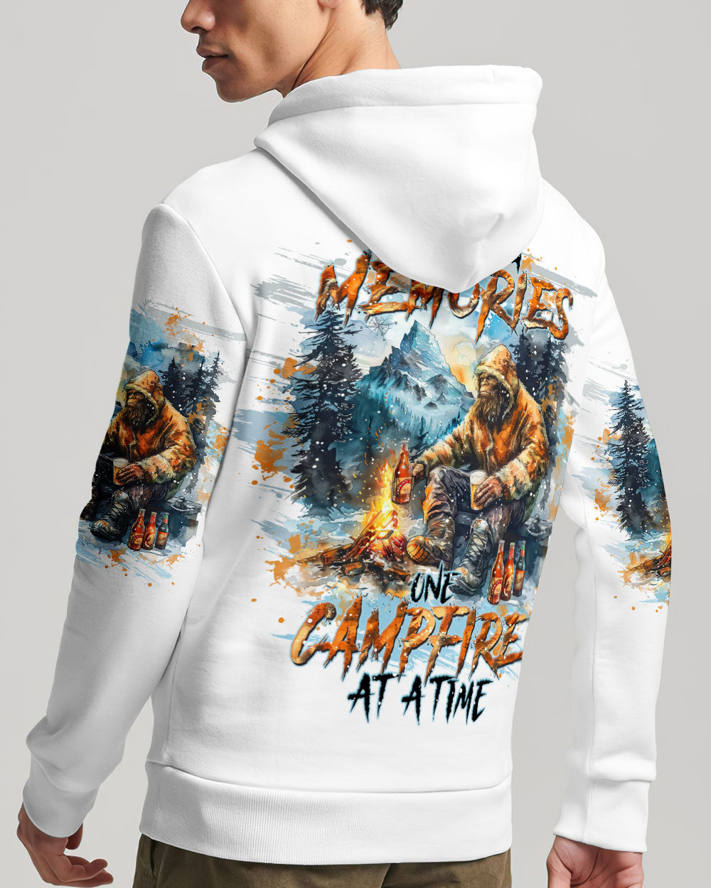 MAKING MEMORIES ONE CAMPFIRE AT A TIME BIGFOOT  ALL OVER PRINT - TLTW2910244