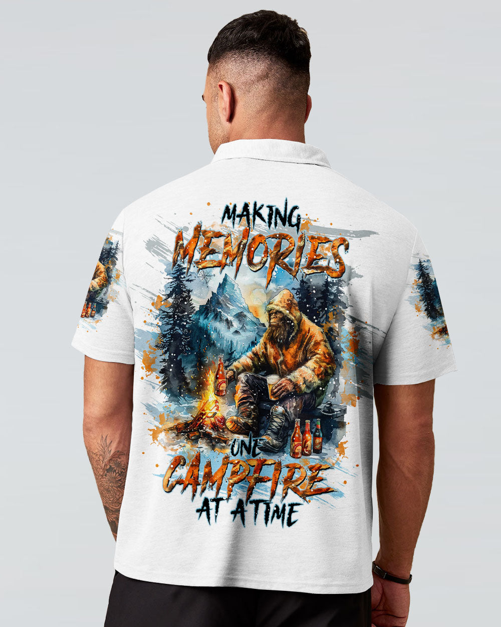 MAKING MEMORIES ONE CAMPFIRE AT A TIME BIGFOOT  ALL OVER PRINT - TLTW2910244