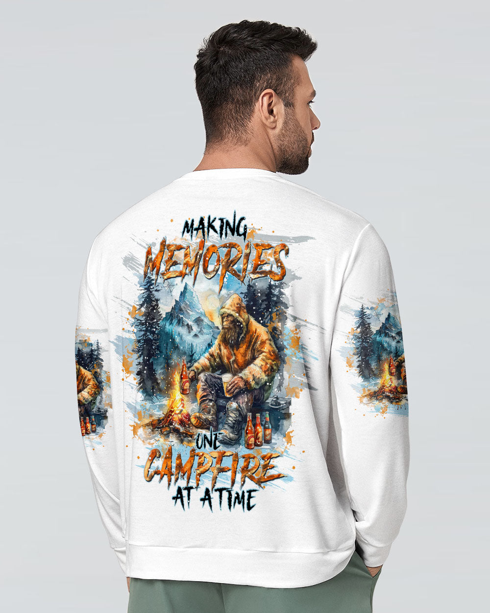 MAKING MEMORIES ONE CAMPFIRE AT A TIME BIGFOOT  ALL OVER PRINT - TLTW2910244