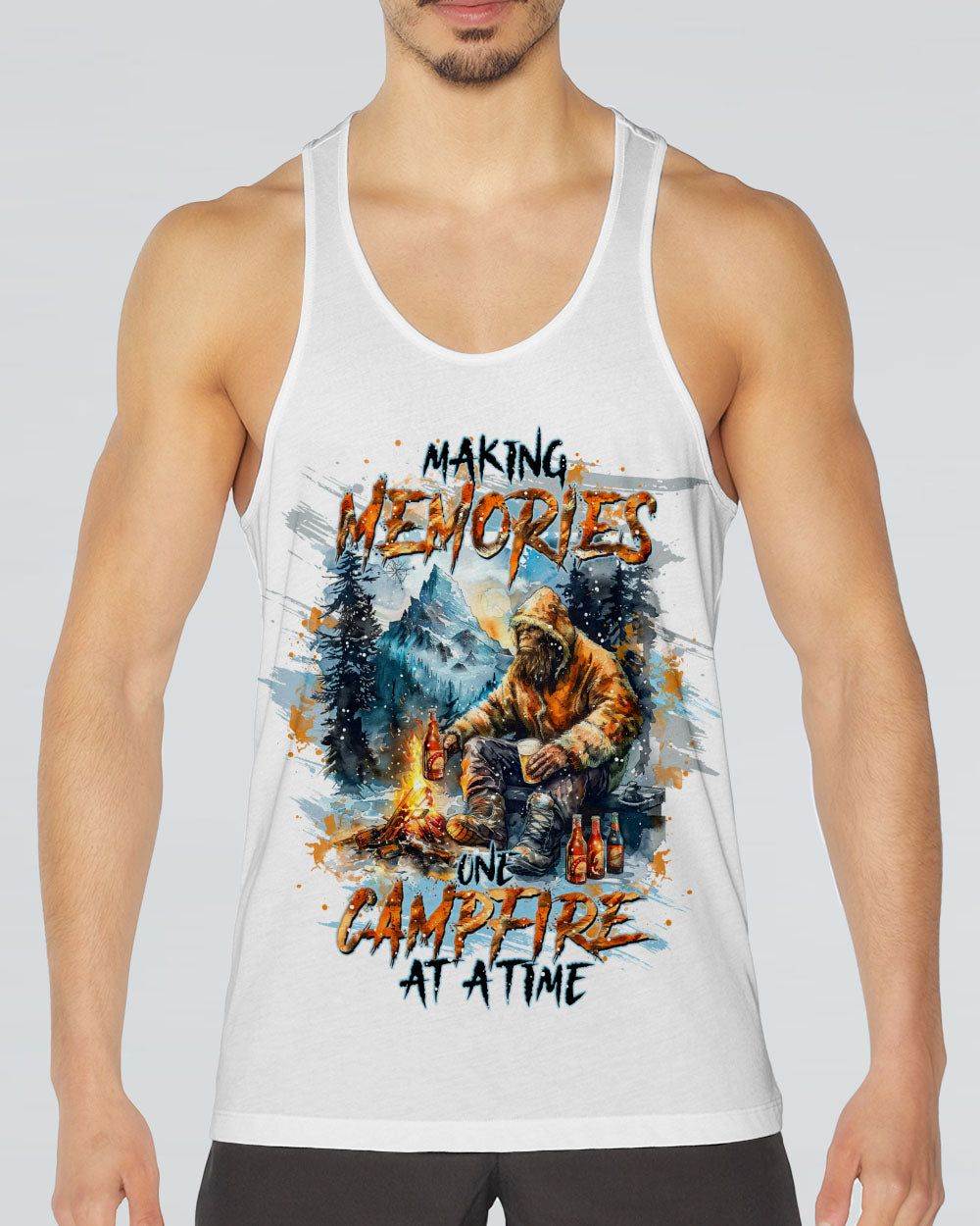 MAKING MEMORIES ONE CAMPFIRE AT A TIME BIGFOOT  ALL OVER PRINT - TLTW2910244