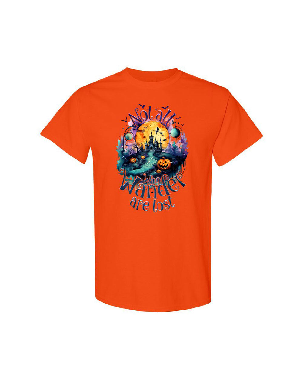 NOT ALL WHO WANDER ARE LOST HALLOWEEN COTTON SHIRT - TY1008234