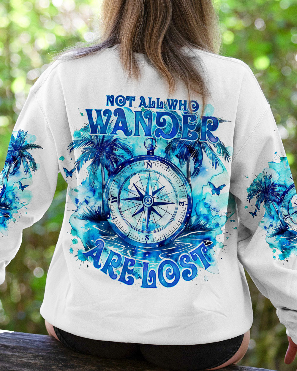 NOT ALL WHO WANDER ARE LOST BEACH ALL OVER PRINT - TY1803242