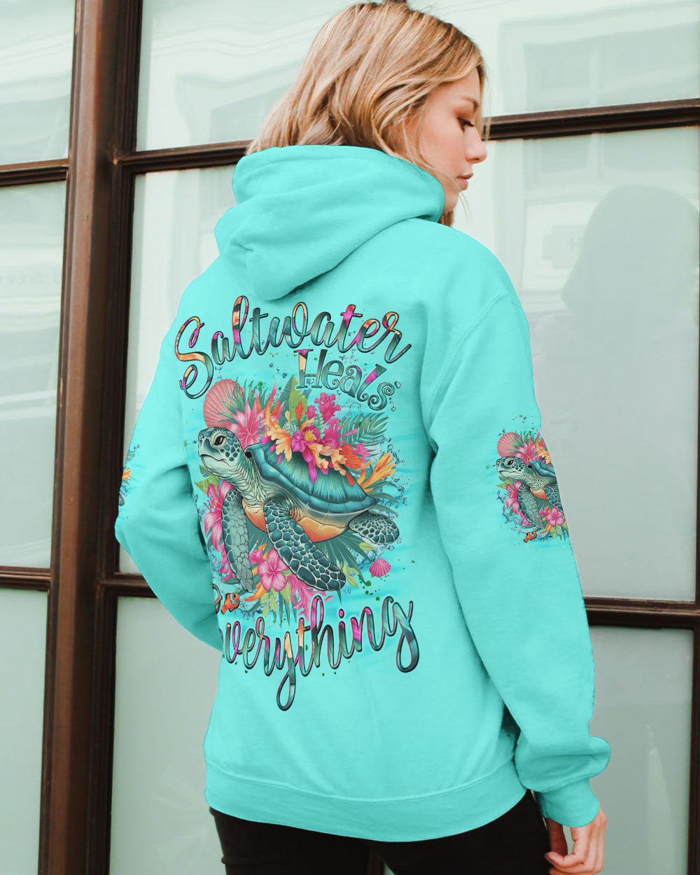 SALTWATER HEALS EVERYTHING TURTLE ALL OVER PRINT - TYQY2005254