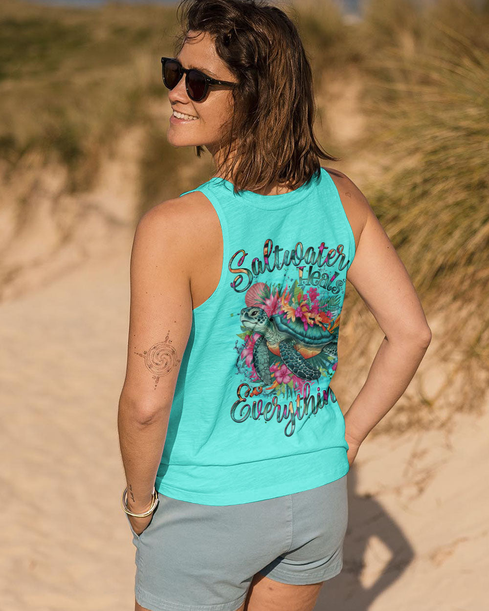 SALTWATER HEALS EVERYTHING TURTLE ALL OVER PRINT - TYQY2005254