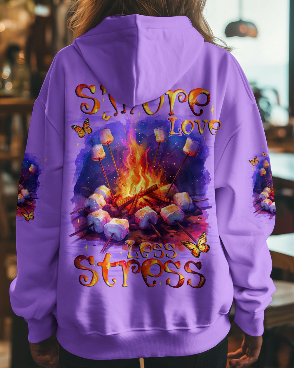 S'MORE LOVE LESS STRESS ALL OVER PRINT - TYQY2309243